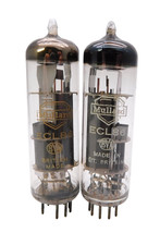 Matched Pair Mullard ECL86