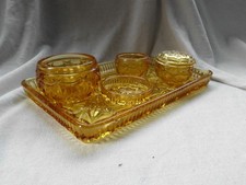 AMBER GLASS HIGHLY DECORATIVE