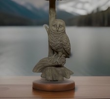 Owl Lamp With Lampshade Never Used