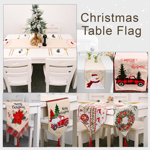 Christmas table runner 180cm - christmas,