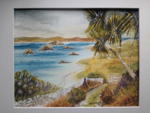 Original watercolour tresco - original, watercolour.