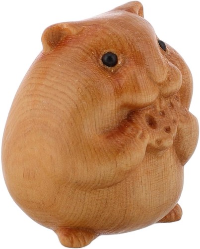 Upkoch wooden hamster - wooden, figurine