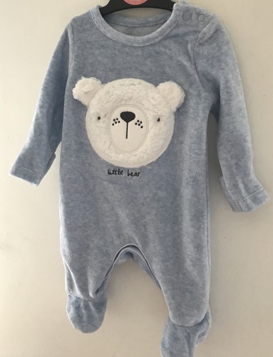 Months blue velour plush - blue,