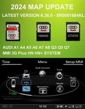 Audi 2024 MMI 3G+, 3G Plus HN+ Navigation Map SD Update Audi Sat Nav Update ✔️