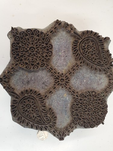 Antique wooden stamp handmade - antique,