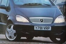 Original 2001  Autocar mag road test No 4497: MERCEDES-BENZ A-CLASS A190 LWB