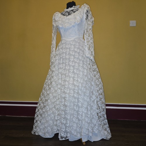 Vintage 1970s ethereal lace - vintage,