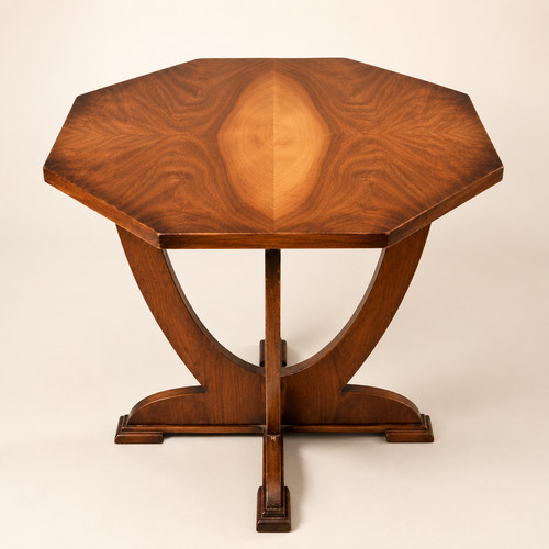 1930s art deco walnut coffee - 1930s,