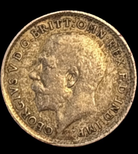 1917 george silver pence - v,