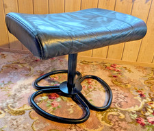 Vintage Leather Stool 70s