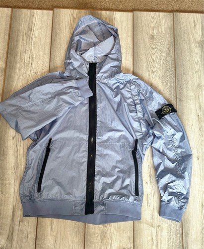 Stone island hooded nylon - stone,