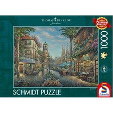 Thomas Kinkade: Spanish Cafe (1000 Pieces) - Brand New & Sealed