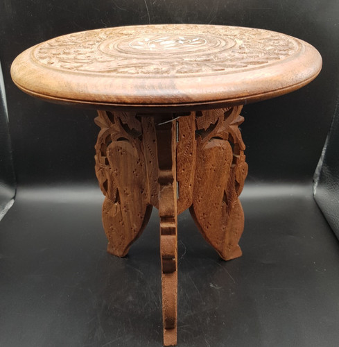 Vintage hand carved folding - vintage,