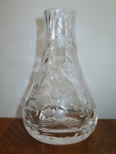 CUT GLASS CLEAR LEAD CRYSTAL