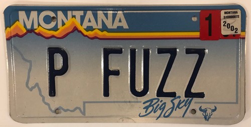 Vanity peach fuzz license - fuzz,
