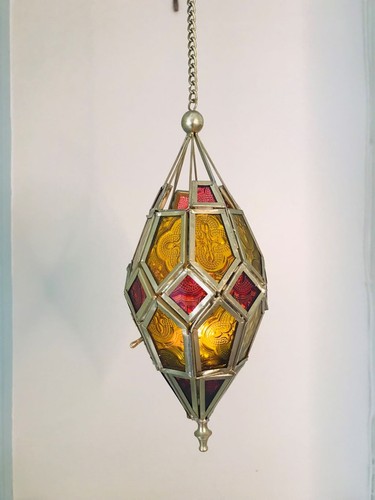 Moroccan style hanging glass - hanging,