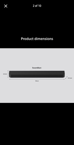 Sony bravia theatre bar - bar, 7