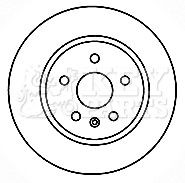 KEY PARTS KBD4766 Brake Disc