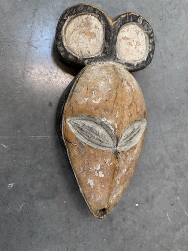 African tribal mask carved - african,