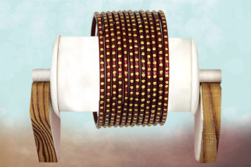 Indian glass bangles - set, of