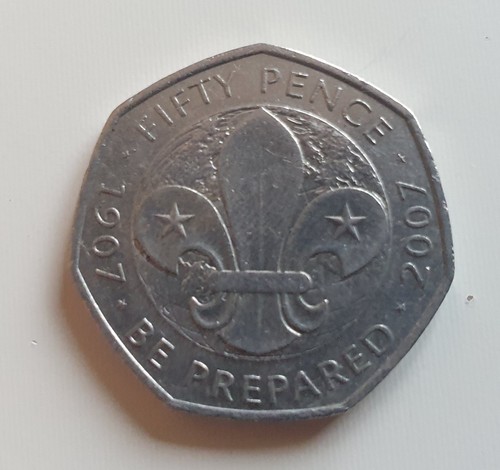 2007 scouts 50p coin - 50p,
