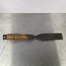 LARGE VINTAGE WOOD CHISEL  1.5 INCH WIDE 5 inch blade 32 cm long  