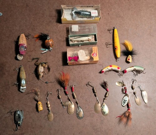 Vintage fishing lures - vintage,