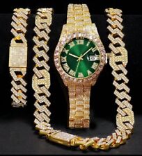 Mens 3 Piece Bling Luxury