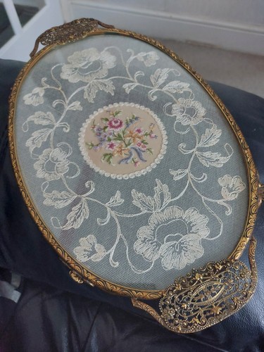 Vintage oval petit point - oval,