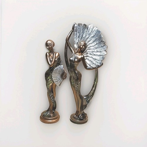 Art deco women figurines - 2, x