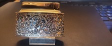 Vintage  Albo Karl Wieden Hallmarked Silver Capri Table Lighter Petrol   1951-57