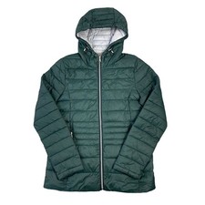 Point Puffer Jacket Ultralight Synthetic Fill Y2K Green Mens Medium