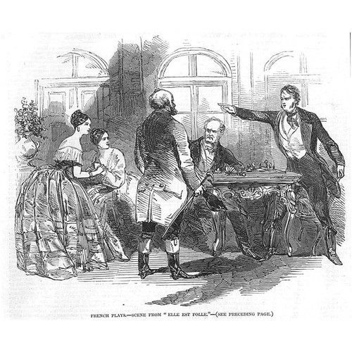 Theatre scene from elle est - scene,