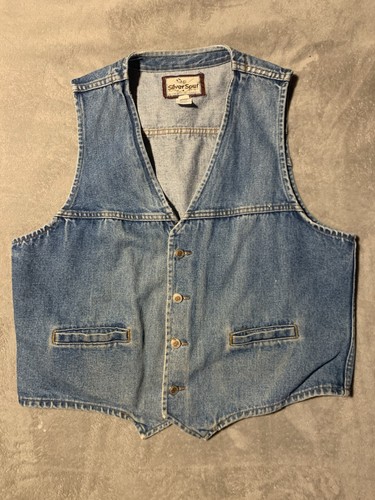 Vintage silver spur - silver, jean