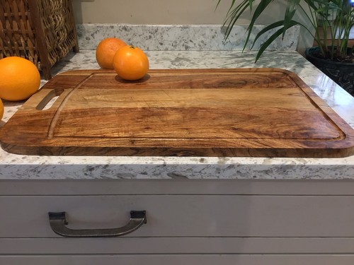 Large wooden cutting chopping - large,