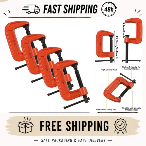 4pcs mini clamps inch - mini,