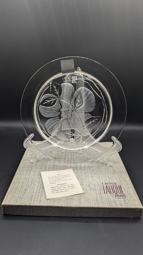 Lalique crystal 1966 rose - rose, de