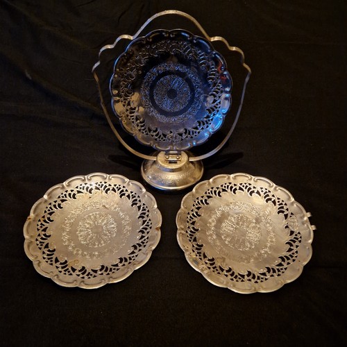 Vintage silver plated folding - vintage,
