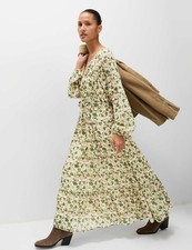 Marks & Spencer Womens Multi Coloured Maxi Smock Floral Midi Women Dress - M&S