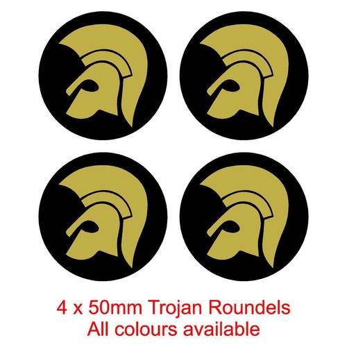 Trojan roundel stickers - x,