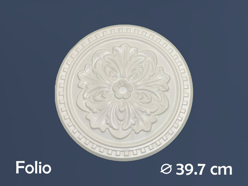 Ceiling rose polystyrene 1st - rose,