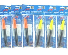 6 X Sea Fishing Float Set Inc. Floats Hooks Beads Weights Stops & Instructions