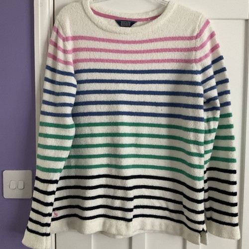 Joules off white striped long - off,