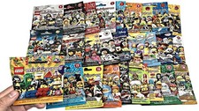 lego mini figures (series 2 , 3 , 4 , 5 , 6 , 7 , 8 , 9 , 10 , 11 , 12 , 13 ,) +