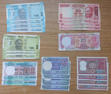 INDIA: INDIAN RUPEE BANK OF INDIA  x22 notes lot 1