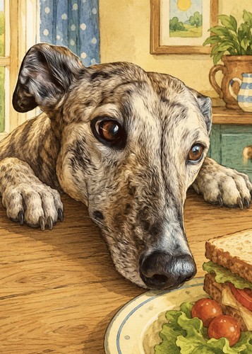 Greyhound lurcher - ,,