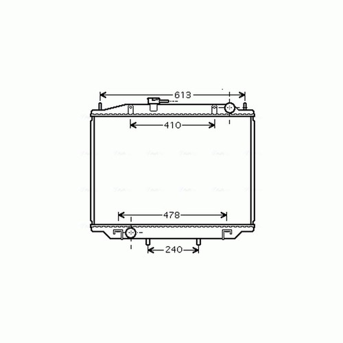 Radiator for nissan terrano - for,