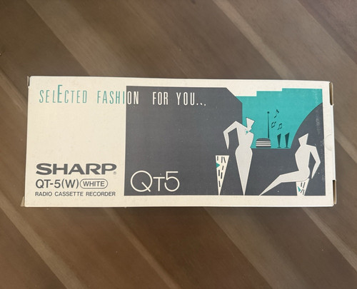 Vintage sharp radio - vintage, qt-5