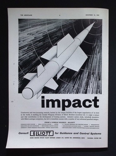 Original 1957 advert elliott - 1957,