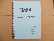 BSA A10 A7 RIGID,PLUNGER